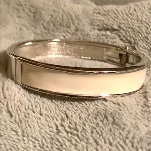 This is an Ann Taylor cream colored bracelet